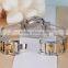 Casual Clock Quartz Silver Stainless Steel Rhinestone Female Dress Watches