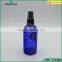 50ml high quality blue essential oil glass bottle with sprayer wholesale