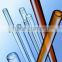 Pharmaceutical glass tube with clear /amber color