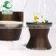 New Arrival Cheap Poly Wicker Ratten Furniture Garden Set