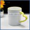 Stocked heart shape handle 11oz ceramic mug for sublimation