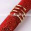 Gold napkin ring