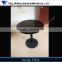Restaurant coffee shop artificial stone round top 2 seater dining table