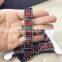 2017 New Fashion Red Rhinestone And Square Acrylic Chain for Shoe Decoration