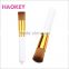 single gold synthetic hair foundation Cosmetic brushes set