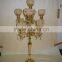 Gold candelabra,antique Gold candelabra for sale,Gold plated candelabra