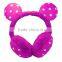 Promotional gift headphones with earmuff kids use earmuff headphones suit for all mobile phones