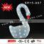 Animated lighted up LED christmas goose decoration