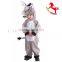 Wholesale promotional cute plush Kangaroo animal mascot costumes for kids fashion custom mascot cosplay costume