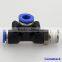 2015 hot selling factory wholesale Quick Pneumatic Connector Plastic Pneumatic Fitting TYPE PST