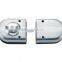 GL-04ED stainless steel double glass door locks , frameless sliding door clamp lock glass door lock