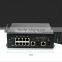 8+2 sfp port full gigabit POE switch for 1080P full HD IP camera 4K UHD TV