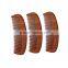 Natural wood color hair wood comb with custom logo