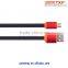 Wholesale fast charging 1m noodle usb cable red/black/white/pink available for Samsung/Huawei/HTC/Xiaomi