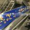 easy clean stainless steel frame belt conveyor for sanck food