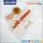 Food grade approved eco material custom logo print white kraft paper bag for bread