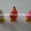 promotional children toy 3D animal parrot shape eraser