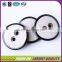 Wholesale dark grey 2 holes sew polyster button for coat