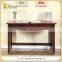 Multifunctional Antique Oak Wood Dressing Table and Writing Desk
