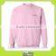 custom fashion men high quality sweat shirt without hood