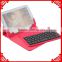 High Quality red universal 7 inch Protective Leather Case Cover Skin Holster with Stand for Tablet