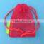 High Quality Fabric Packing Mesh Drawstring Pouch