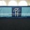 Customized size digital printing draped Table Cloth advertising
