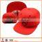 6 panels cheap plain baseball cap hat /100% cotton custom flat brim cap wholesale