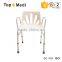 TOPMEDI Aluminum handicap bath shower chair with seat for bathroom&toile