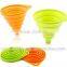 Wholesale Food Grade Silicone Collapsible Foldable Funnel