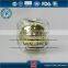 Cylinder Acrylic Cream Jar With Outside Bottle Crystal Surface