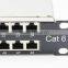 1U 48Port Cat6 Shielded STP 110 LSA IDC Modular Patch Panel