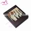 Hot Sale!!! Factory Popular 5pcs tooth rose gold oval makeup brush set Private Logo Cosmetics for sale