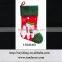 hot selling christmas stocking with snowman