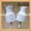 Luxury cosmetic spray pump for bottles/special crem pump 20/410