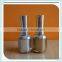 12ml 9ml empty glass bottle with nail polish brush cap, round glass bottle