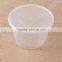 Round Plastic PP Food Containers with Clear Lid