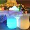 PE materials rechargeable remoted controled decorative led table for bar or restaurant