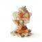 Polyresin smiling sitting angel figurine