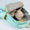 Lightweight Canvas Laptop Bag/Cute School Backpack Travel Bag with Little Doll