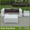 Rattan outdoor furniture sectional sofa with cushion