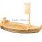 Natural Disposable Bamboo Sushi Boats With SGS