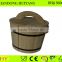 eco-friendly wholesale natural wooden bucket