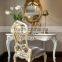 Antique Victorian gold color bed room wall hanging console table and mirror