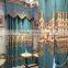 x-86411 momoda luxury home decorations french retro antique curtain with sheers and valance arabian curtain fabric