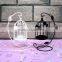 Bird Cage Outdoor hanging Decorative solar candle lantern
