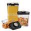 food grade BPA free plastic clear food container safe food box with sealed lid