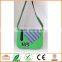 Green, Blue and Purple messenger or laptop bag made with vintage materials OOAK