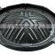 Cast Iron Japanese Barbeque Grill Pan Mongolian Mutton Barbeque Pan for Japanese Restaurant