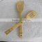bamboo Oblique leakage shovel with green silicone ring